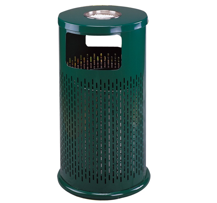 山東圓形果皮箱，東營廣場垃圾桶