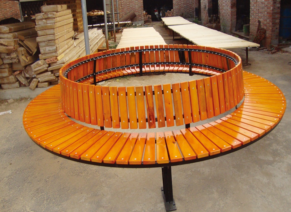 山東圍樹椅廠家定做，山東公園椅定做